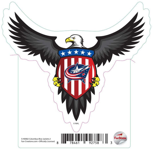 Fan Creations Decal Columbus Blue Jacket - NHL 3 inch Decal