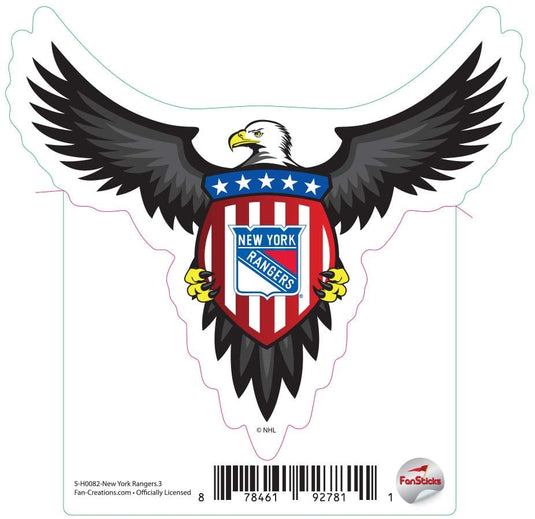Fan Creations Decal New York Rangers - NHL 3 inch Decal