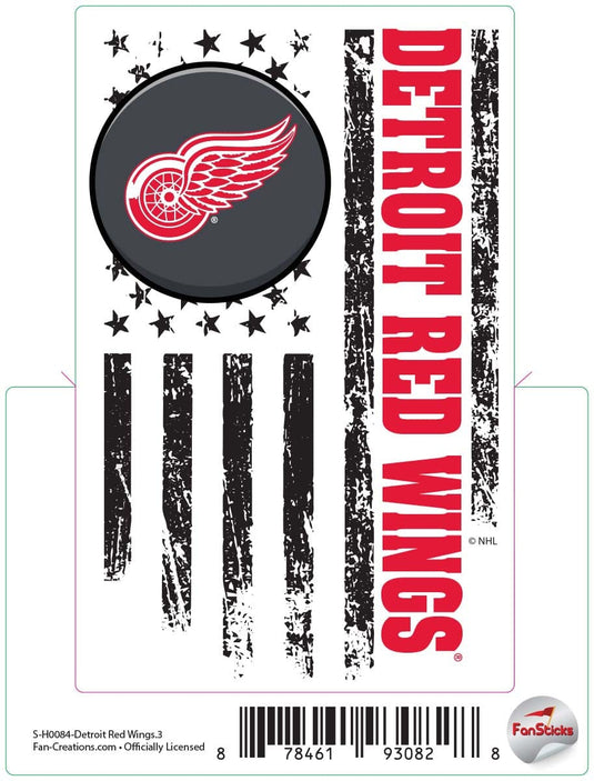Fan Creations Decal Red Wings - NHL 3 inch Decal