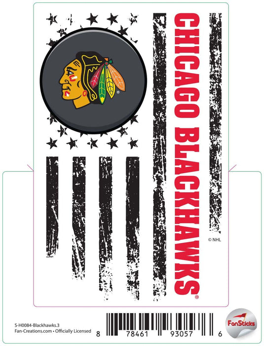 Fan Creations Decal Blackhawks - NHL 3 inch Decal