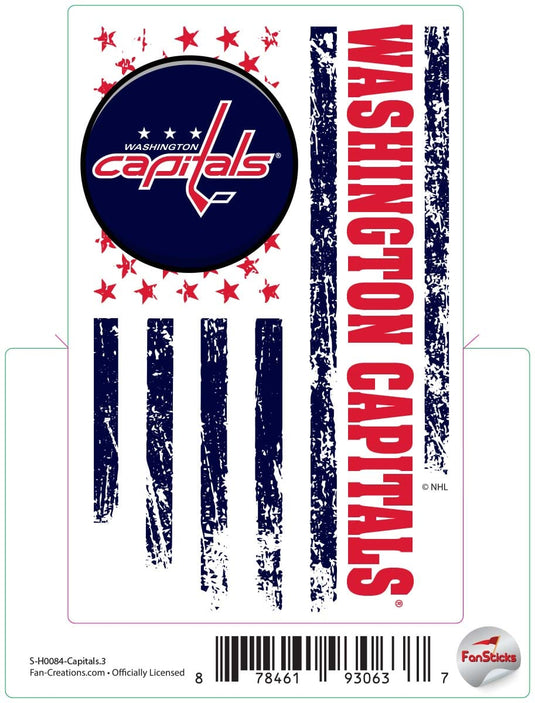Fan Creations Decal Capitals - NHL 3 inch Decal