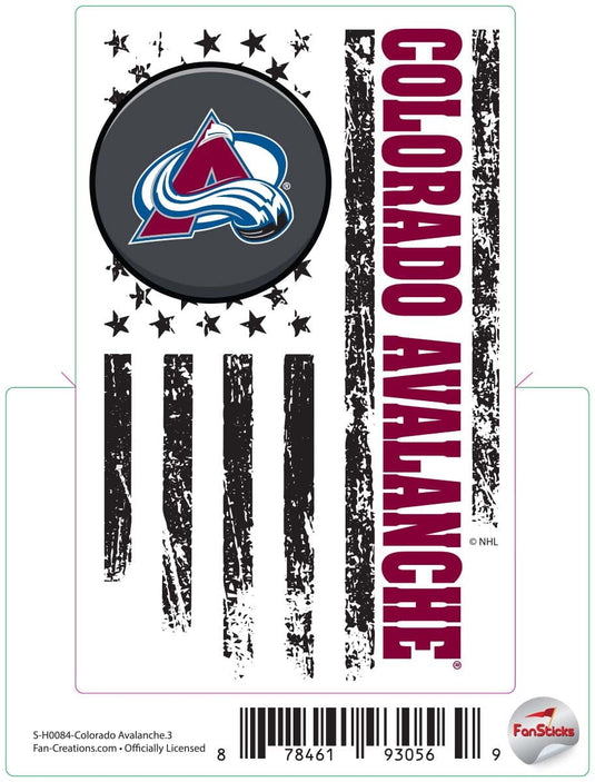 Fan Creations Decal Colorado Avalanche - NHL 3 inch Decal