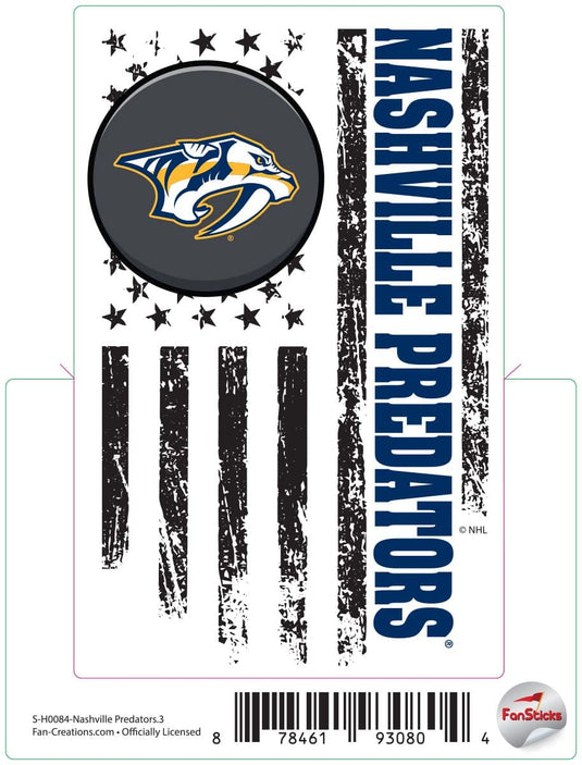 Fan Creations Decal Nashville Predators - NHL 3 inch Decal