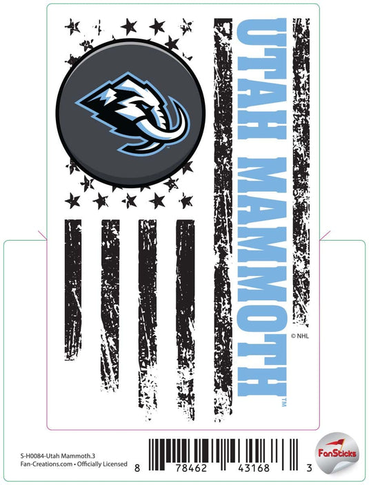 Fan Creations Decal Utah Mammoth - NHL 3 inch Decal