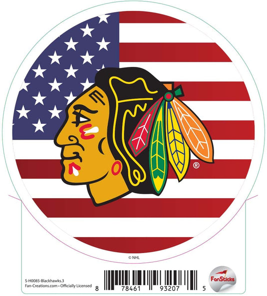 Fan Creations Decal Blackhawks - NHL 3 inch Decal