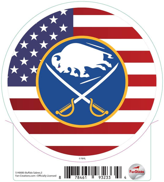 Fan Creations Decal Buffalo Sabres - NHL 3 inch Decal