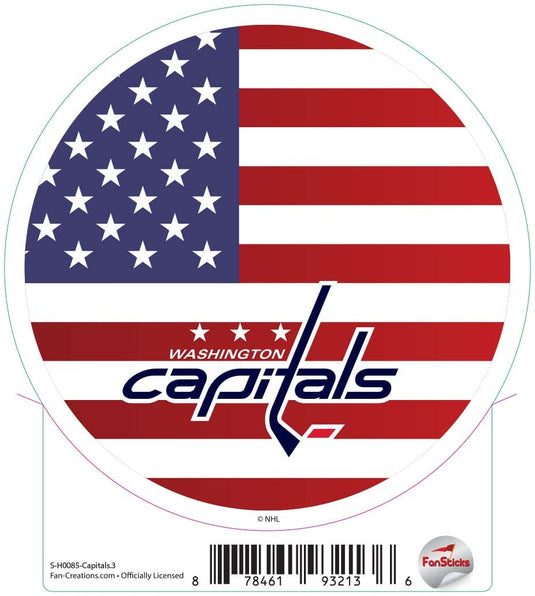 Fan Creations Decal Capitals - NHL 3 inch Decal