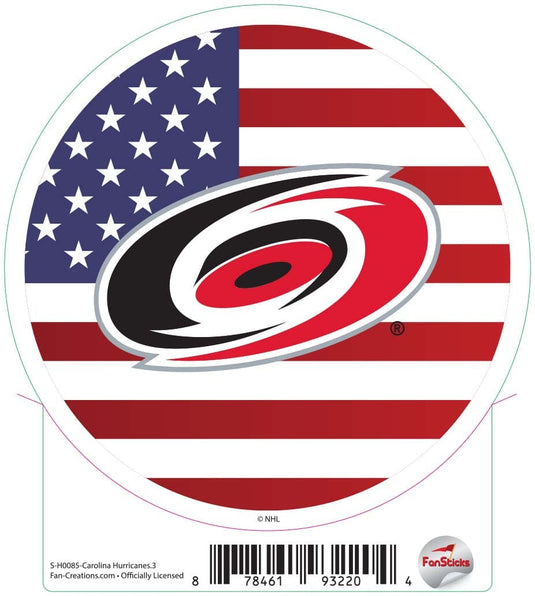 Fan Creations Decal Carolina Hurricanes - NHL 3 inch Decal