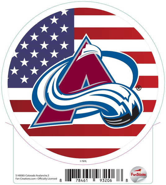 Fan Creations Decal Colorado Avalanche - NHL 3 inch Decal