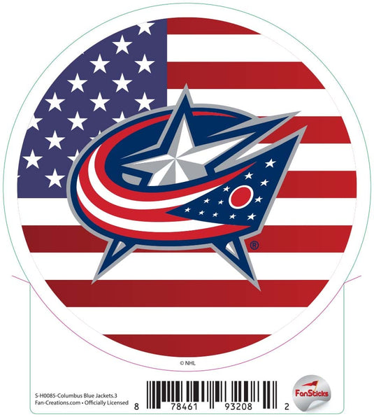 Fan Creations Decal Columbus Blue Jacket - NHL 3 inch Decal