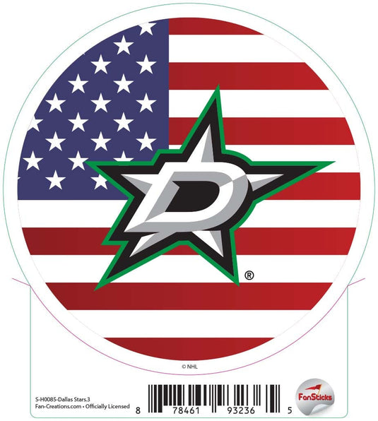 Fan Creations Decal Dallas Stars - NHL 3 inch Decal