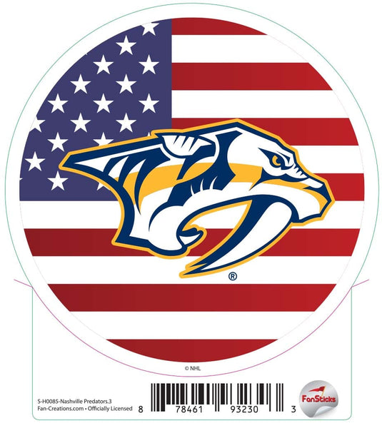 Fan Creations Decal Nashville Predators - NHL 3 inch Decal