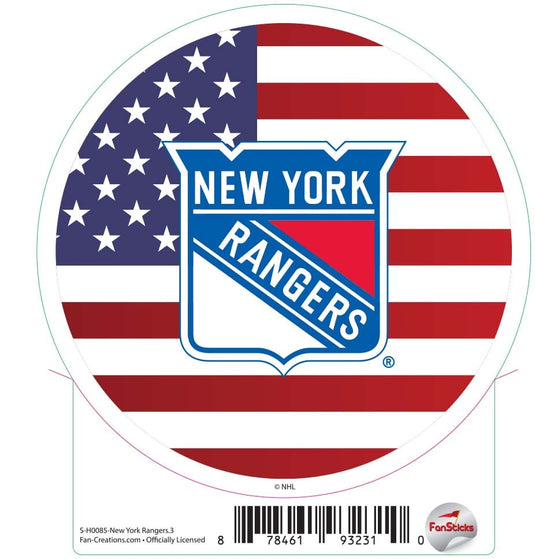Fan Creations Decal New York Rangers - NHL 3 inch Decal