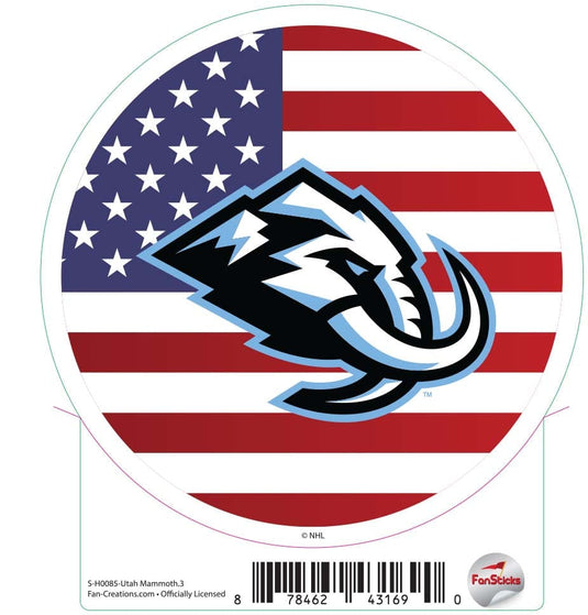 Fan Creations Decal Utah Mammoth - NHL 3 inch Decal