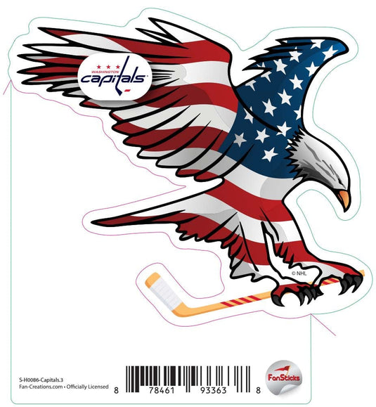 Fan Creations Decal Capitals - NHL 3 inch Decal