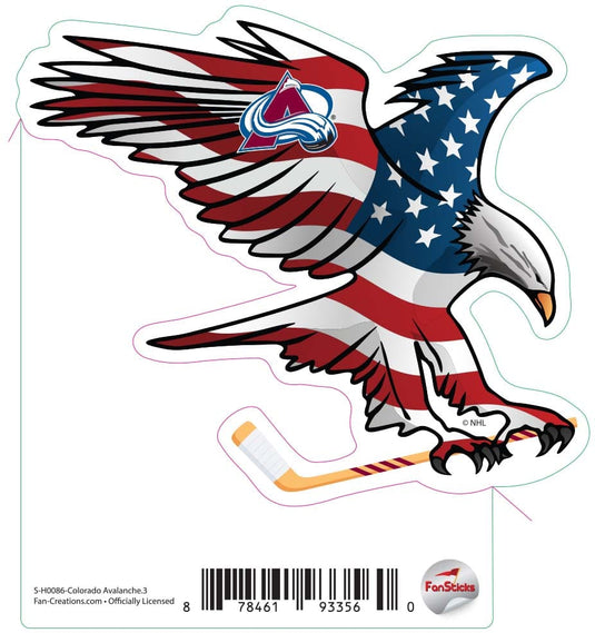 Fan Creations Decal Colorado Avalanche - NHL 3 inch Decal