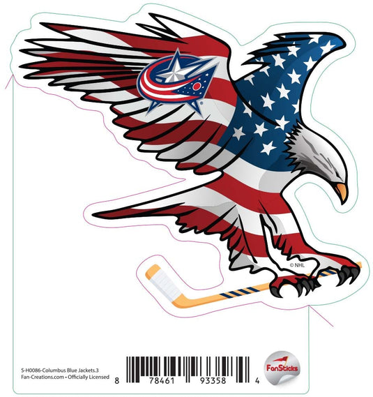 Fan Creations Decal Columbus Blue Jacket - NHL 3 inch Decal