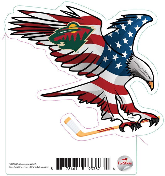 Fan Creations Decal Minnesota Wild - NHL 3 inch Decal