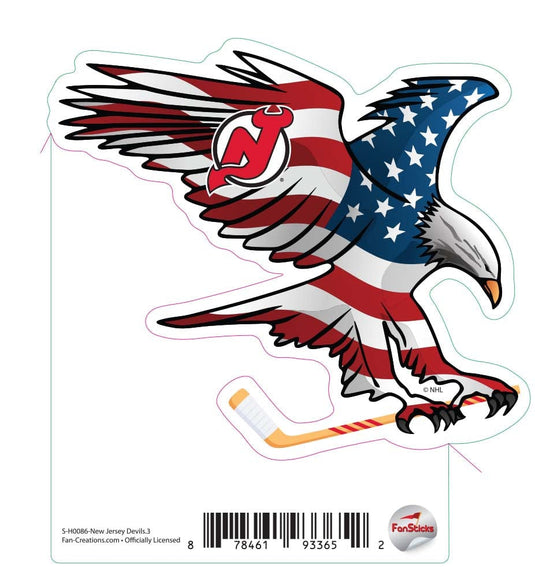 Fan Creations Decal New Jersey Devils - NHL 3 inch Decal
