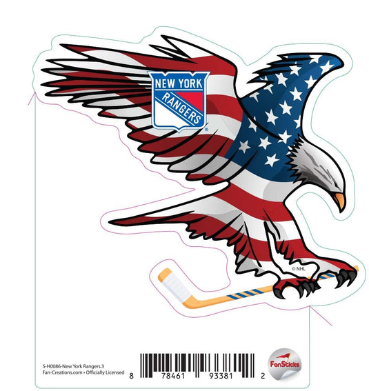 Fan Creations Decal New York Rangers - NHL 3 inch Decal