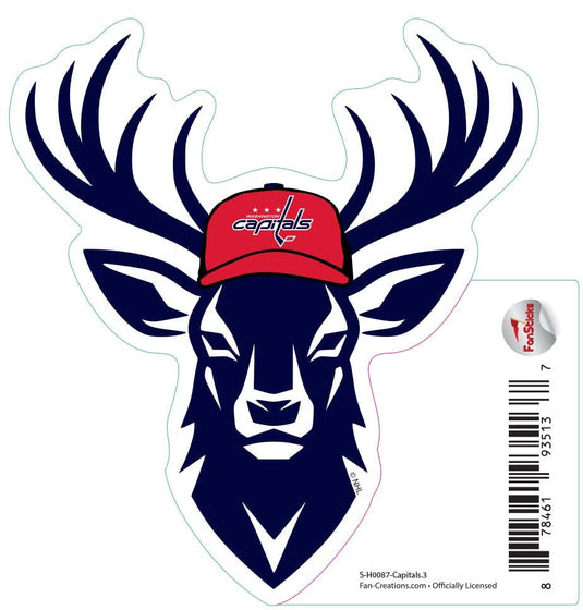 Fan Creations Decal Capitals - NHL 3 inch Decal