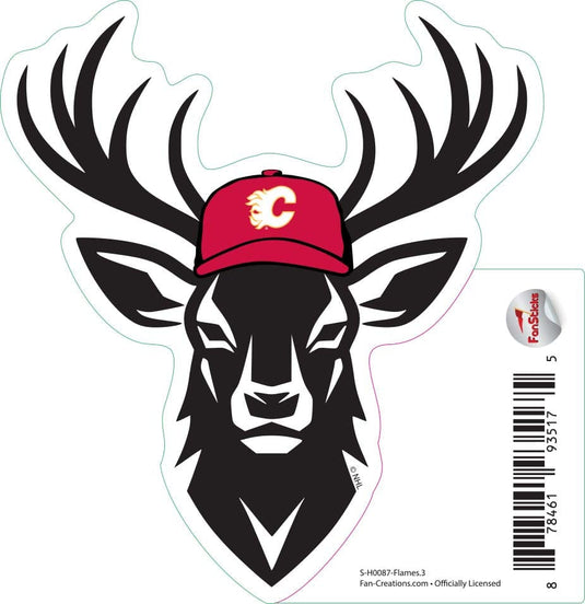 Fan Creations Decal Flames - NHL 3 inch Decal