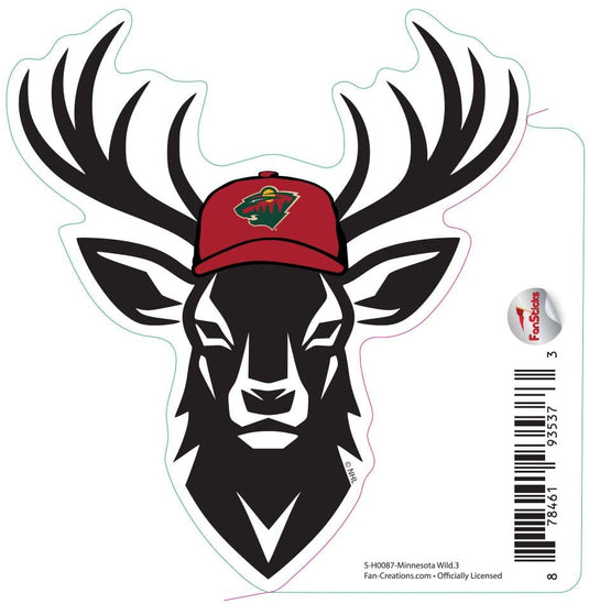 Fan Creations Decal Minnesota Wild - NHL 3 inch Decal
