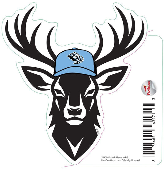 Fan Creations Decal Utah Mammoth - NHL 3 inch Decal