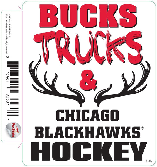Fan Creations Decal Blackhawks - NHL 3 inch Decal