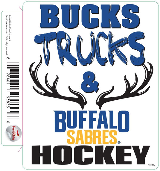 Fan Creations Decal Buffalo Sabres - NHL 3 inch Decal