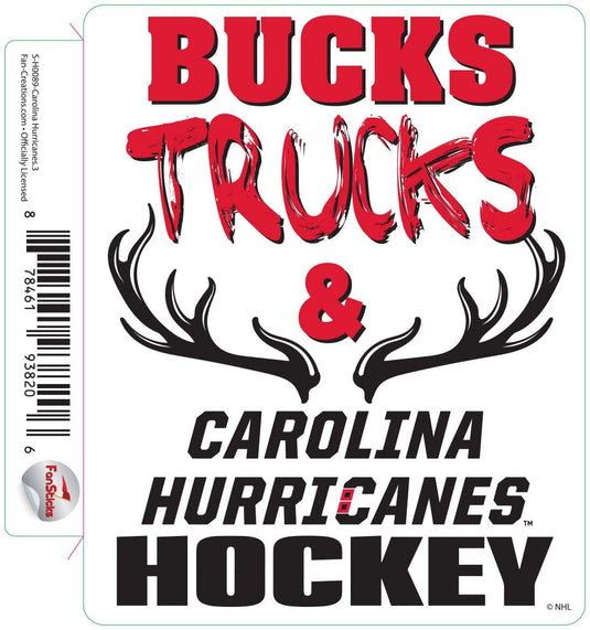 Fan Creations Decal Carolina Hurricanes - NHL 3 inch Decal