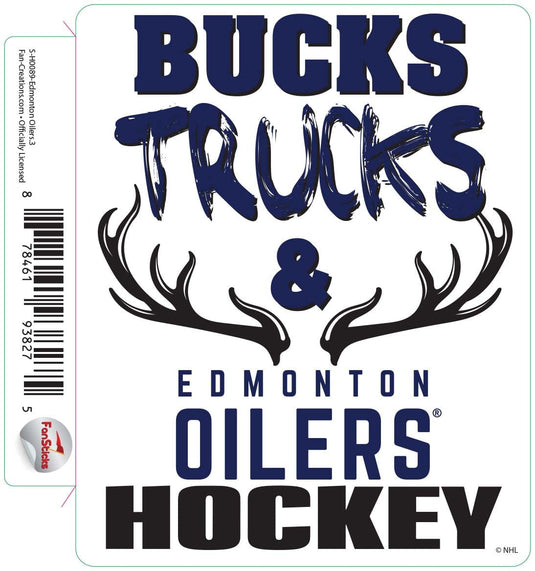 Fan Creations Decal Edmonton Oilers - NHL 3 inch Decal