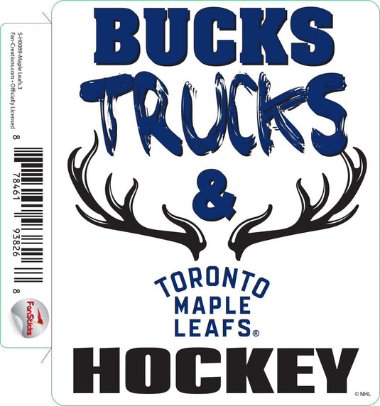 Fan Creations Decal Maple Leafs - NHL 3 inch Decal