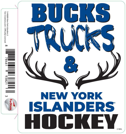 Fan Creations Decal New York Islanders - NHL 3 inch Decal