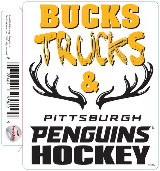 Fan Creations Decal Pittsburgh Penguins - NHL 3 inch Decal