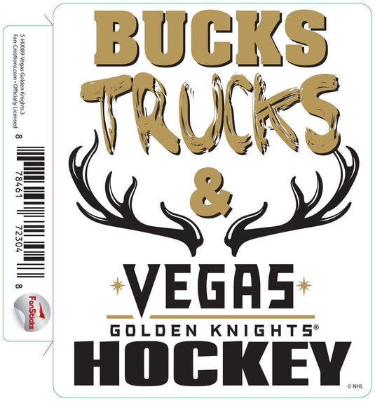 Fan Creations Decal Vegas Golden Knights - NHL 3 inch Decal