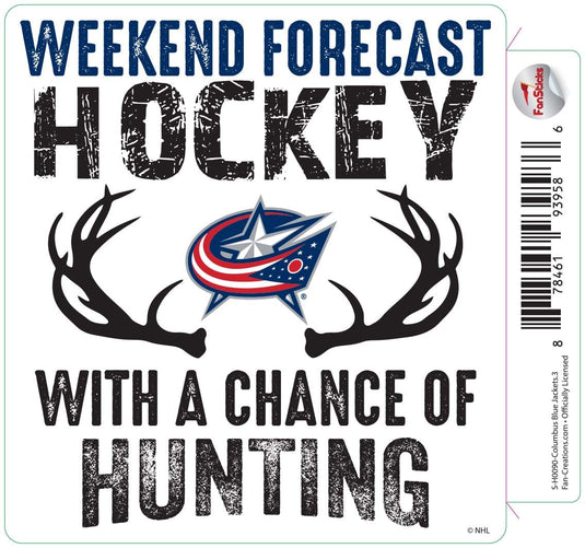 Fan Creations Decal Columbus Blue Jacket - NHL 3 inch Decal