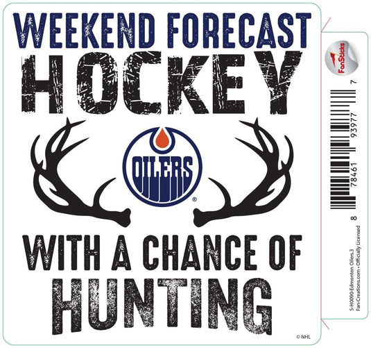 Fan Creations Decal Edmonton Oilers - NHL 3 inch Decal