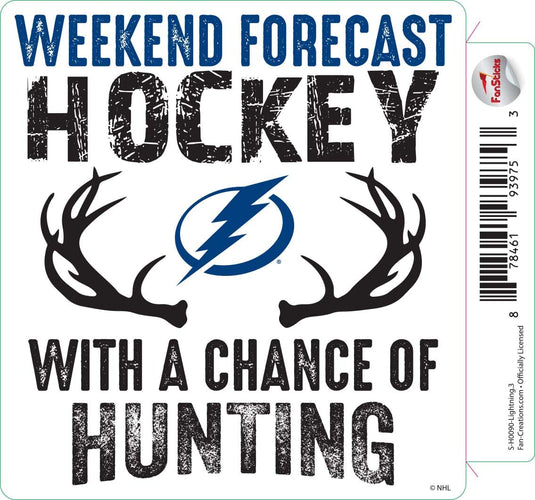 Fan Creations Decal Lightning - NHL 3 inch Decal