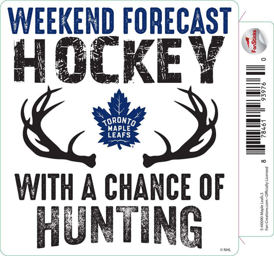 Fan Creations Decal Maple Leafs - NHL 3 inch Decal