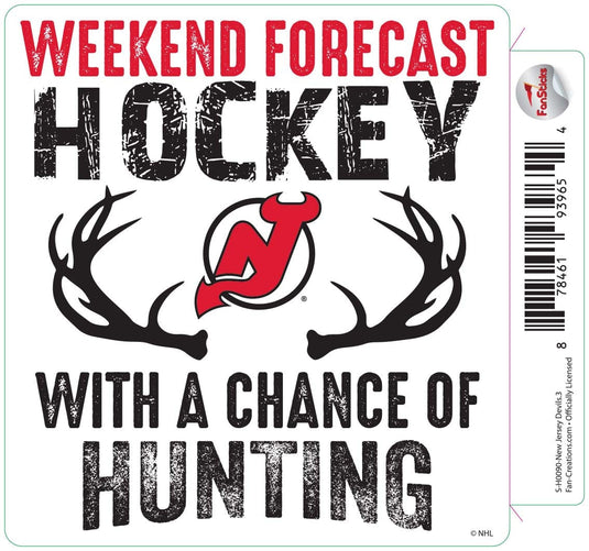 Fan Creations Decal New Jersey Devils - NHL 3 inch Decal