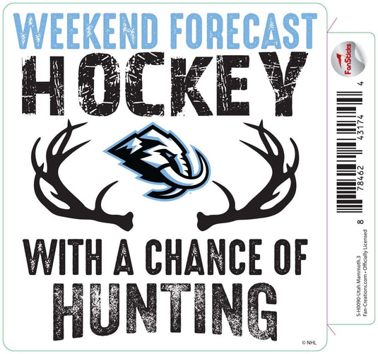 Fan Creations Decal Utah Mammoth - NHL 3 inch Decal
