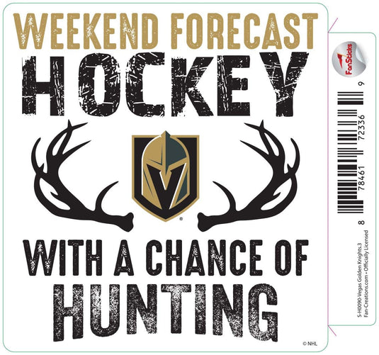 Fan Creations Decal Vegas Golden Knights - NHL 3 inch Decal