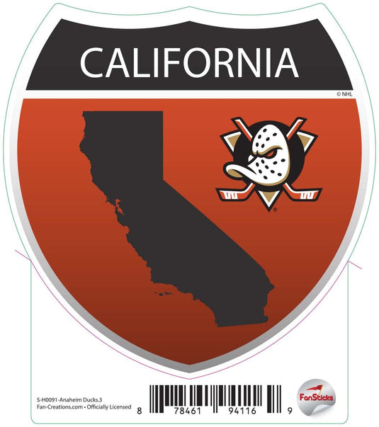 Fan Creations Decal Anaheim Ducks - NHL 3 inch Decal