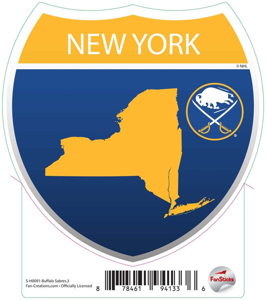 Fan Creations Decal Buffalo Sabres - NHL 3 inch Decal