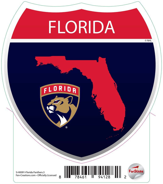 Fan Creations Decal Florida Panthers - NHL 3 inch Decal
