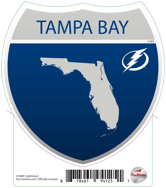 Fan Creations Decal Lightning - NHL 3 inch Decal
