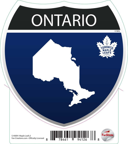 Fan Creations Decal Maple Leafs - NHL 3 inch Decal