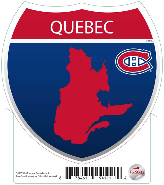 Fan Creations Decal Montreal Canadiens - NHL 3 inch Decal
