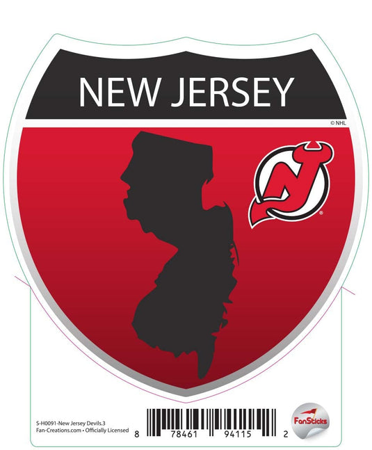 Fan Creations Decal New Jersey Devils - NHL 3 inch Decal